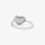 Buy Heart Silver Statement Ring Online | March