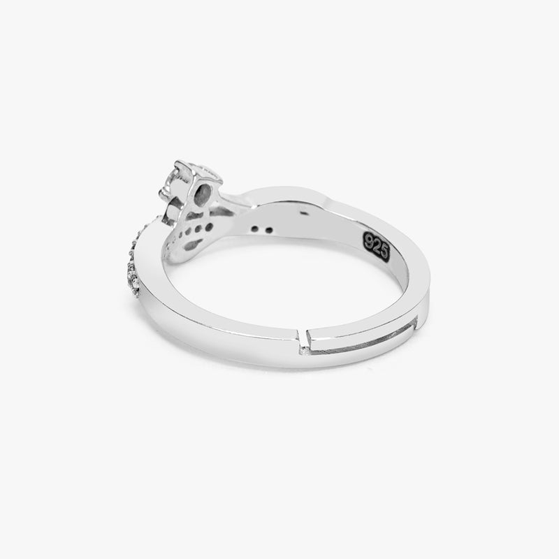 Buy Silver Zircon Studded Ring Online | March