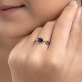 Buy Iolite Quartz Silver Ring Online | March