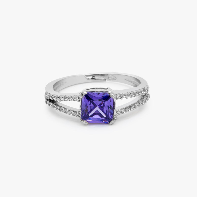 Buy Classic Amethyst Silver Ring Online | March
