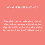Drop Shaped Earrings - Silver Colour